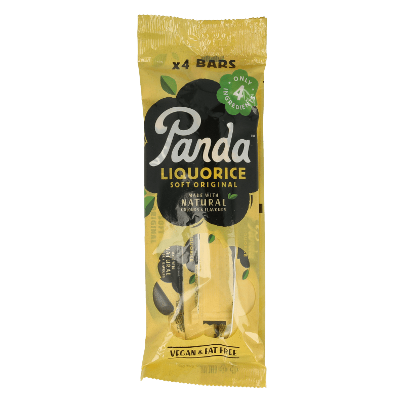 Natural Original Liquorice 4 Bars - Panda 128G