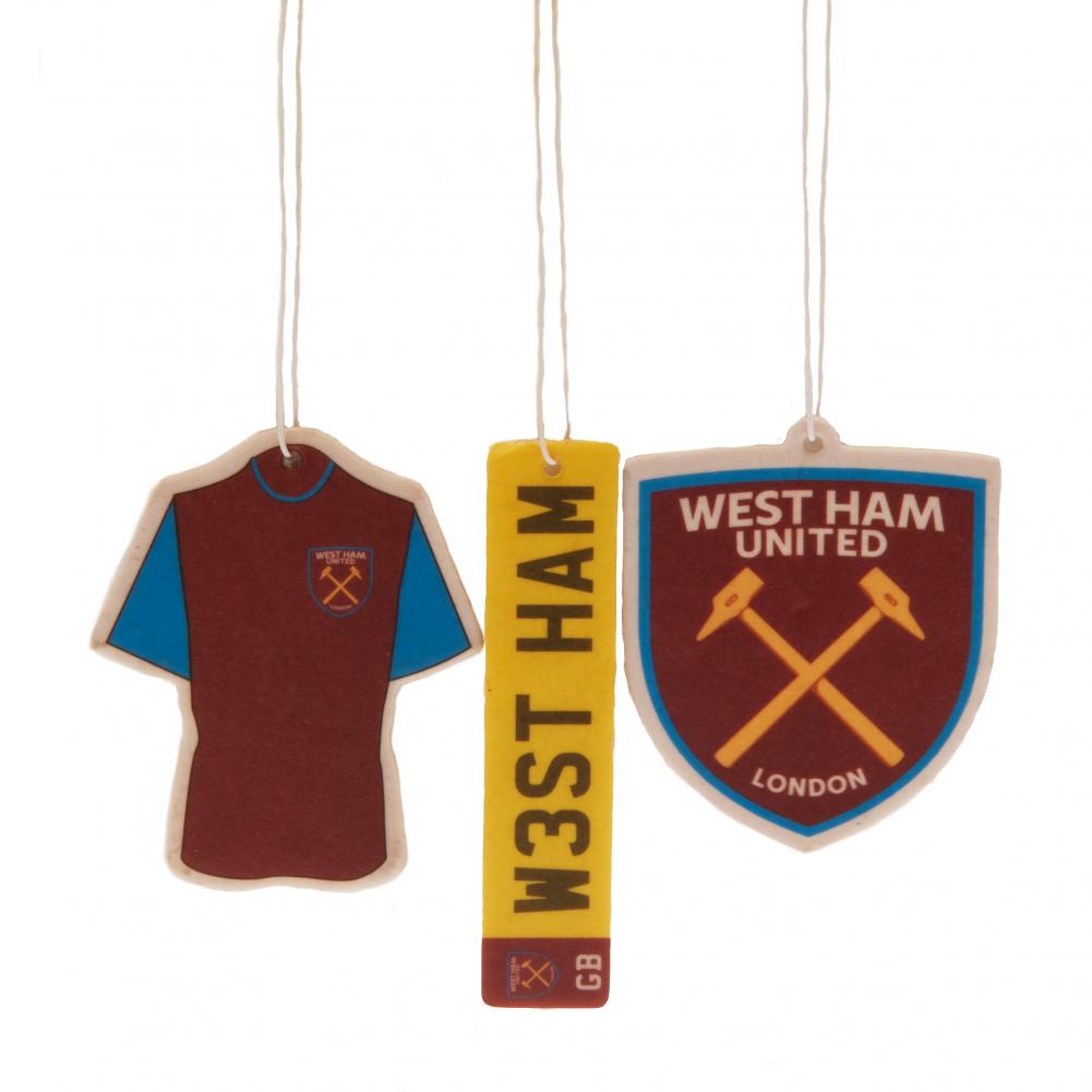 West Ham United FC 3 Pack Air Freshener