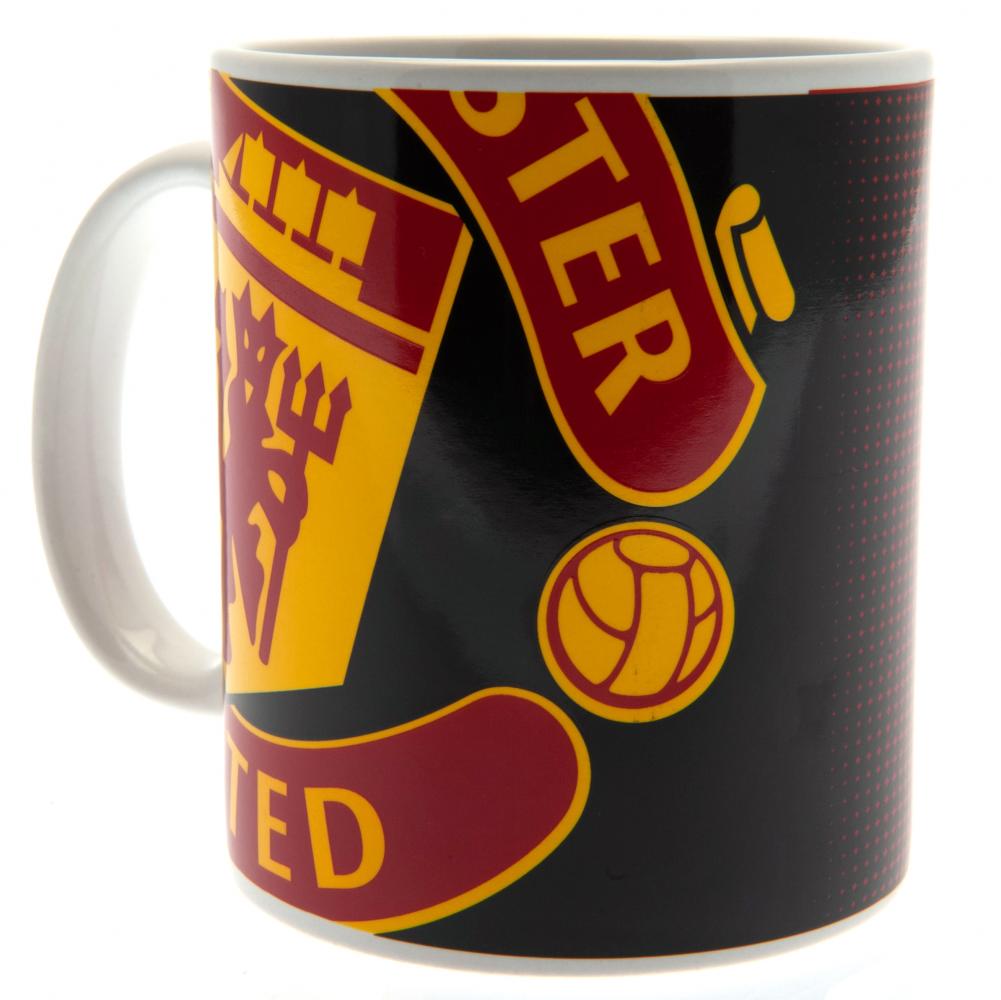 Manchester United FC Halftone Design Mug