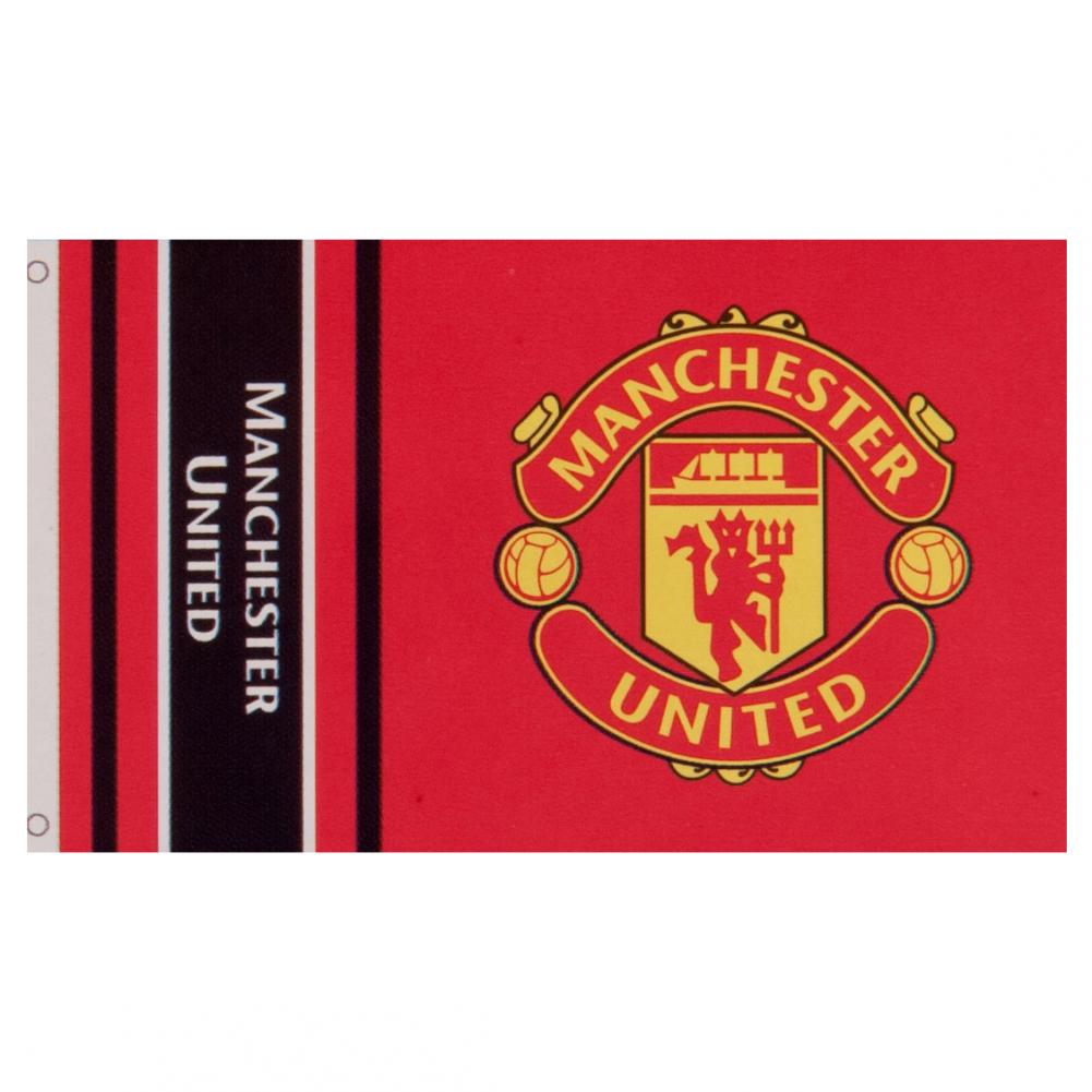Manchester United FC Wordmark Flag 5ft x 3ft