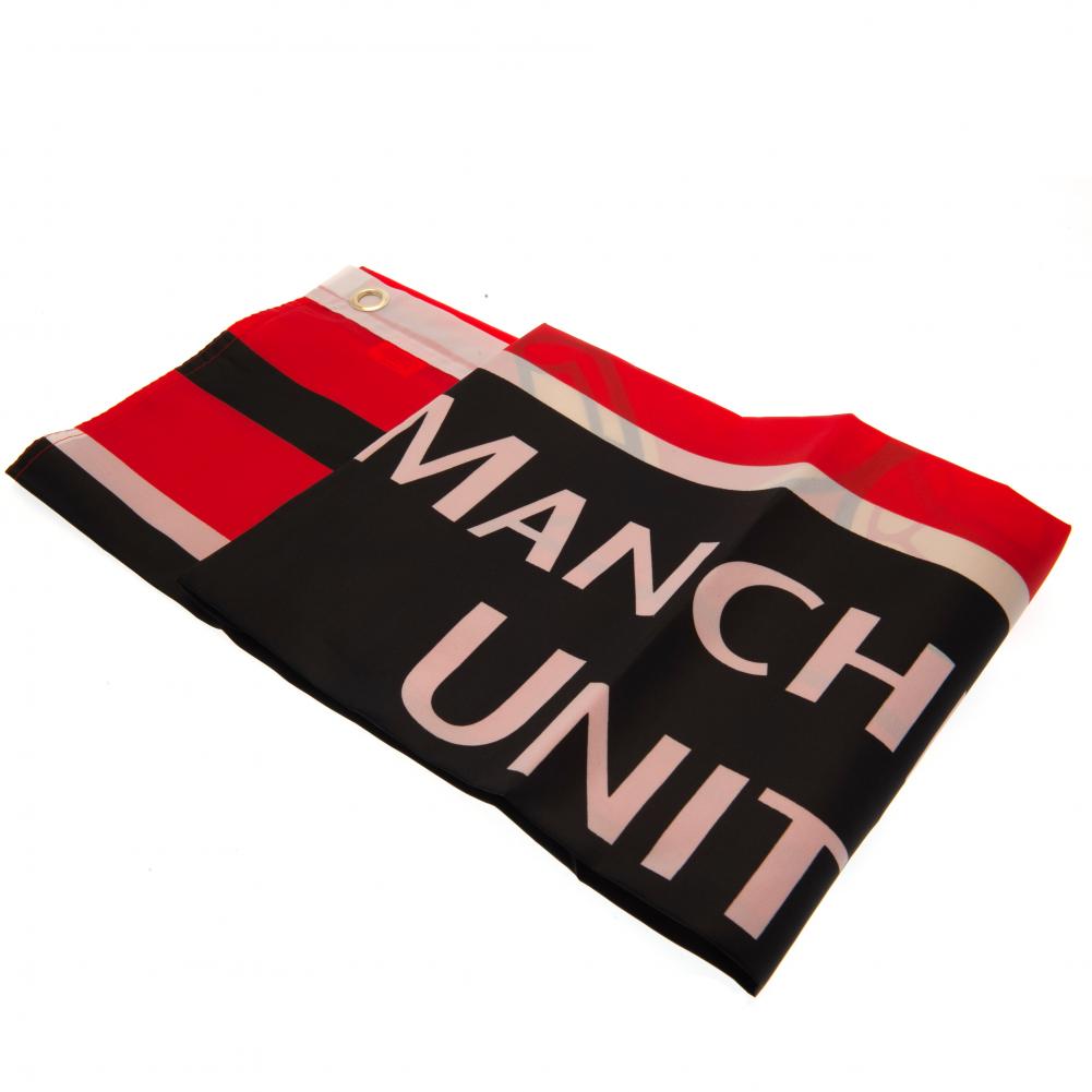 Manchester United FC Wordmark Flag 5ft x 3ft