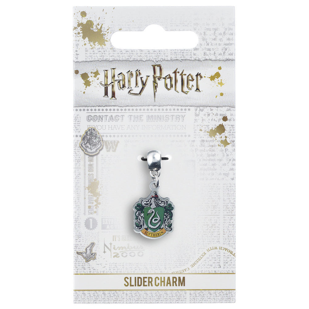 H/P Silver Plated Charm Slytherin