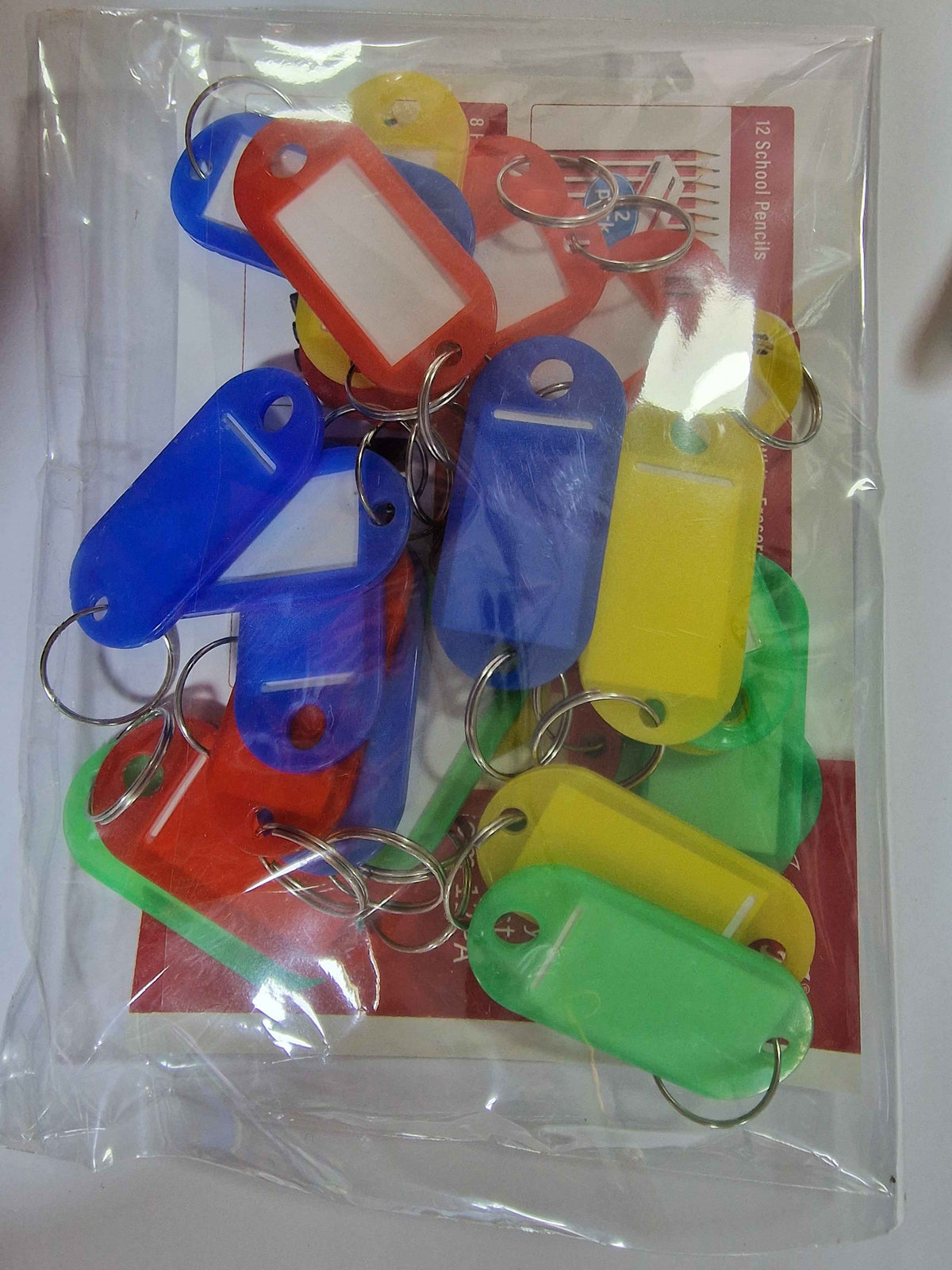 12PA Keyring Tags 1x25PK