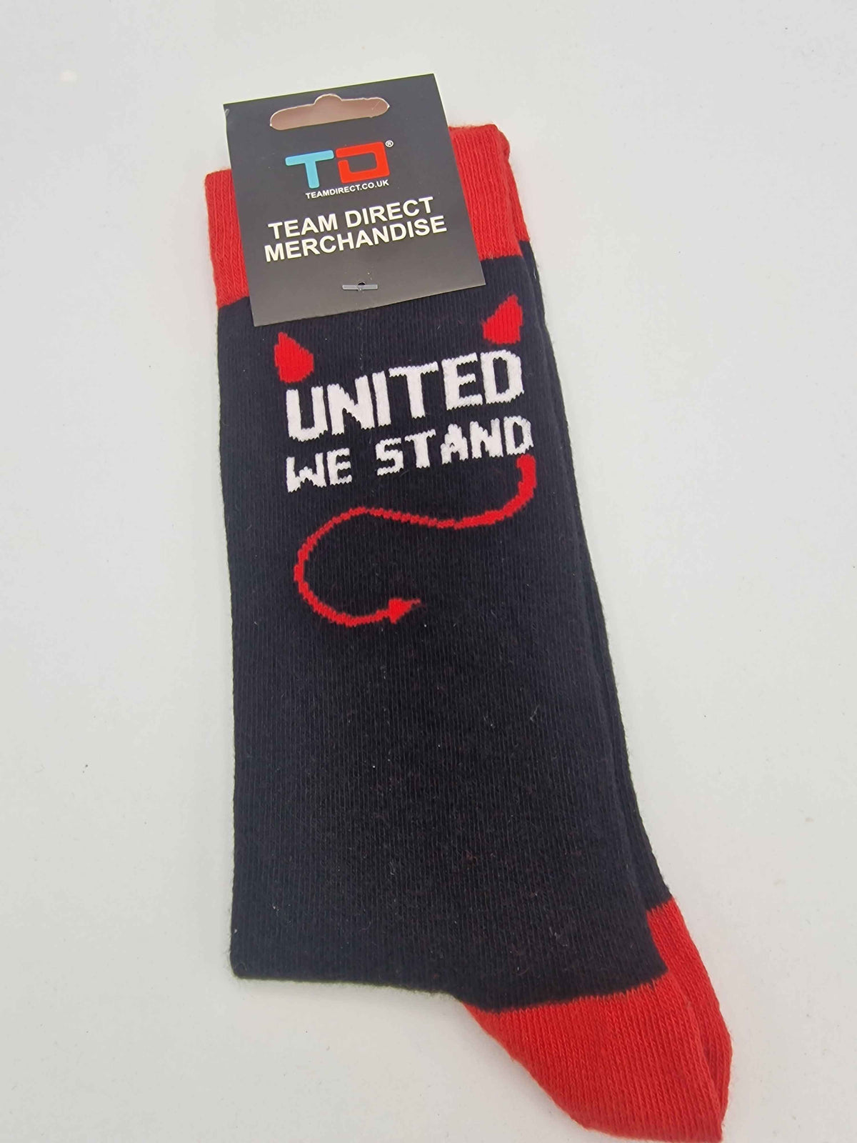 United We Stand BLK Socks UK4-6