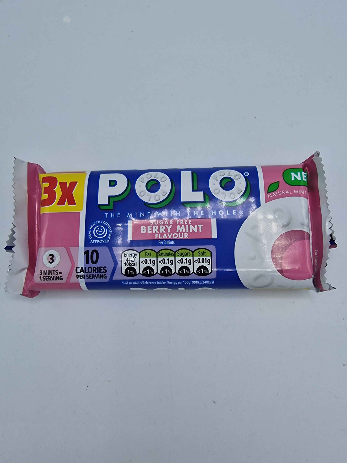Polo Sugar Free Multipack Berry Mint Flavour Tube 3PK