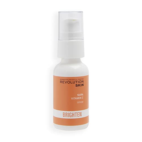 Revolution Skincare London, 12.5% Vitamin C Serum, Illuminates & Brightens Skin Tone, Improves Radiance, Fragrance Free, 30 ml