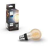 Philips Hue Filament LED Bulb, B22 Bayonet Cap