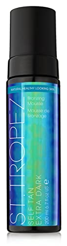 St.Tropez Self Tan Extra Dark Bronzing Mousse, Streak-Free Finish, Develops in 4-8 Hours, Vegan, Natural & Cruelty Free, 200 ml