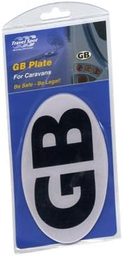 Travel Spot Caravan GB Plate
