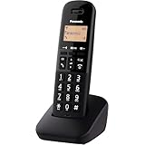 Panasonic KX-TGB610EB Big Button DECT Cordless Telephone with Nuisance Call Blocker (Single Handset Pack) – Black