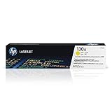 HP CF352A 130A Original LaserJet Toner Cartridge, Yellow, Single Pack