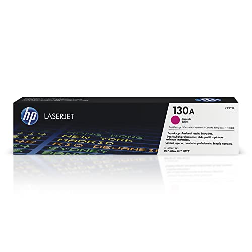 HP CF353A 130A Original LaserJet Toner Cartridge, Magenta, Single Pack