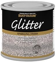 125ml Rustoleum Glitter Paint Sparkling Silver