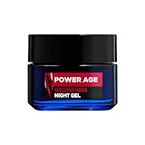 Power Age Night Gel, Visible Results, Intensly Hydrate, Target Wrinkles, Reinforce Skin Elasticity, Unique Midnight Blue Gel Formula Designed For Men, 50ml