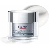 Eucerin Hyaluron-Filler Night Cream 50ml, Anti Wrinkle Face Cream with Hyaluronic Acid, Face Moisturiser Penetrates Skin to Fill, Stimulate and Defend Complexion