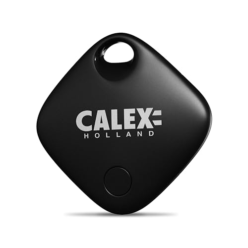 Calex Smart Tag, Bluetooth Tracker, Air Tag compatible with Apple iPhone Find My app, Key Finder incl. sound notification search function