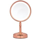 No7 Look Your Best illuminated Mirror Rose Gold New 2017