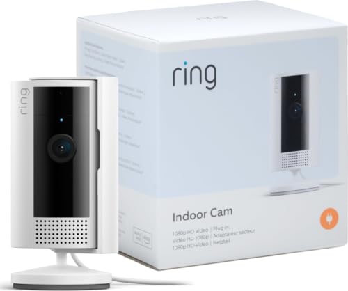 Ring Indoor Camera (2nd Gen) | Plug-In Pet Security Camera | 1080p HD, Two-Way Talk, Wifi