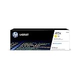 HP W2032X 415X High Yield Original LaserJet Toner Cartridge, Yellow, Single Pack