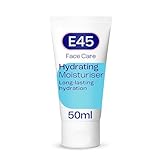 E45 Face Moisturiser – Hydrating Face Cream for Long-Lasting Moisturisation - Lightweight Cream for Dry and Sensitive Skin – Fast-Absorbing and Non-Greasy Formula - Dermatologically Tested - 50ml