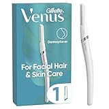 Venus Dermaplaning Blades for Face, Womens Face Razor for Facial Hair & Skin, Exfoliating Dermaplaner Tool Kit with 1 Blade Refill