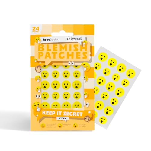 Face Facts Joypixel Blemish Patches | Keep It Secret | Salicylic Acid + Niacinamide | 24 Patches
