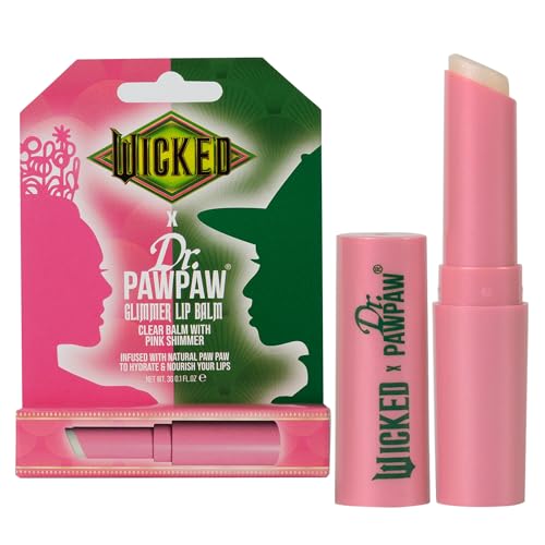 Dr.PAWPAW X WICKED Glimmer Lip Balm – Nourishing & Lip Care with a Magical Shine – Cruelty-Free & Multipurpose for Radiant Lips - 3g