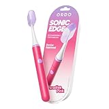 ORDO Sonic Edge Rechargeable Electric Toothbrush for Adults, Compact Sonic Toothbrush with USB-C, 6+ Weeks Battery, Travel Cap, 1 Brush Head & Cable (Paradise Pink)