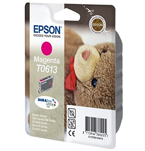 Epson Original T061340 Magenta Ink Cartridge for Stylus D68/D88/DX3800/DX4200/DX4800 (Teddy)