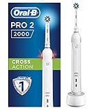 Oral-B PRO 2000/ PRO 2 - 2000N CrossAction Electric Toothbrush Rechargeable Powered by Braun (Packaging may vary)