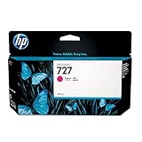 HP 727 B3P20A Magenta 130 ml Genuine DesignJet Ink Cartridge with original Ink DesignJet T2500, T1500 & T900 Series Large Format Plotter Printers 727 DesignJet Printhead
