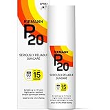 Riemann P20 Sunscreen SPF15 Spray 100ml | Long Lasting UVA & UVB Protection for up to 10 hours | Highly Water Resistant