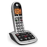 BT 4600 Cordless Landline House Phone, Home Phone, Big Buttons, Advanced Nuisance Call Blocker, Answer Machine, Single Handset Pack
