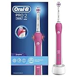 Oral-B Pro 2000/ Pro 2 2000W 3DWhite Electric Toothbrush Rechargeable Powered by Braun (packaging may vary) (UK 2-Pin Bathroom Plug)