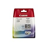Canon DUO PACK black & colour ink cartridge for various printers (click to view printers)