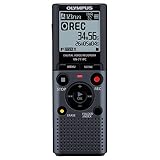 Olympus VN-711PC Voice Recorder with Flash 2GB Memory, WMA and Up to 72 Hours Battery Life - Grey