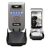 MASTER LOCK Wall Mounted Light Up Dial Key Safe, Medium 72 x 126 x 52 mm