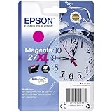 Epson 27XL Magenta Alarm Clock High Yield Genuine, DuraBrite Ultra Ink Cartridge