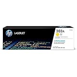 HP CF542A 203A Original LaserJet Toner Cartridge, Yellow, Single Pack