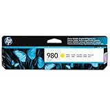 HP D8J09A 980 Original Ink Cartridge, Yellow, Single Pack