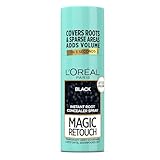 L'Oréal Paris Black Magic Retouch Hair Colour Root Concealer Spray (75ml), Instant 100% Grey Coverage & Flawless Blend, Quick & Easy Application