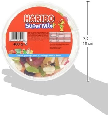 Haribo Super Mix Part Size 400g Share Tub | Without Artificial Colours