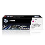 HP CE323A 128A Original LaserJet Toner Cartridge, Magenta, Single Pack