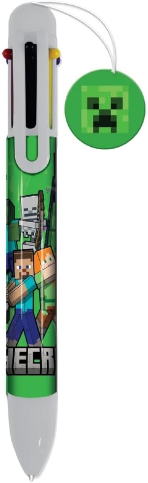 Minecraft Multicoloured Creeper Pen