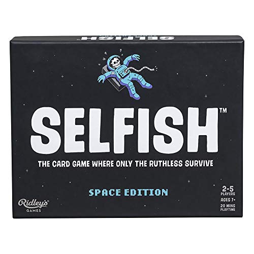 Ridley's | Selfish | Space Edition | Strategy Card Game | Great Family Fun