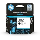 HP F6U66AE 302 Original Ink Cartridge, Black, Single Pack