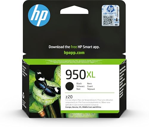 HP CN045AE 950XL High Yield Original Ink Cartridge, Black, Single Pack