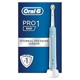 Oral B Pro 600 FlossAction Electric Toothbrush - Turquoise