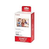 Canon SELPHY RP-108 Ink + Paper Multipack - Genuine Printer Ink Cartridges 2 Pack (2 x Cartridges) & 108 Sheets (100 x 148mm)