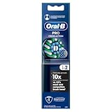 Oral-B Pro Cross Action Black Toothbrush Heads, 2 Counts